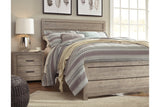 Culverbach Gray King Platform Bed -  Ashley - Luna Furniture