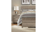 Culverbach Gray King Platform Bed -  Ashley - Luna Furniture