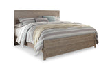 Culverbach Gray King Platform Bed -  Ashley - Luna Furniture