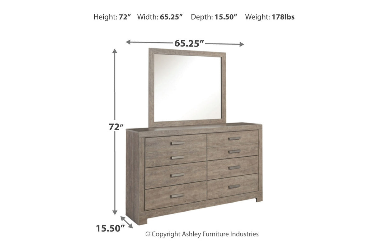 Culverbach Gray Dresser and Mirror -  Ashley - Luna Furniture