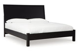 Danziar Black King Platform Bed -  Ashley - Luna Furniture