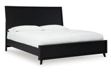 Danziar Black King Platform Bed -  Ashley - Luna Furniture