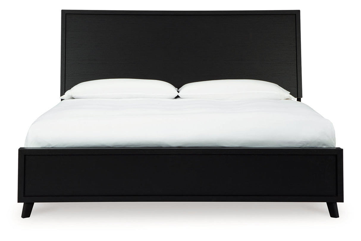 Danziar Black King Platform Bed -  Ashley - Luna Furniture