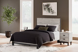 Vessalli Gray Queen Panel Bed -  Ashley - Luna Furniture