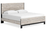 Vessalli Gray King Panel Bed -  Ashley - Luna Furniture