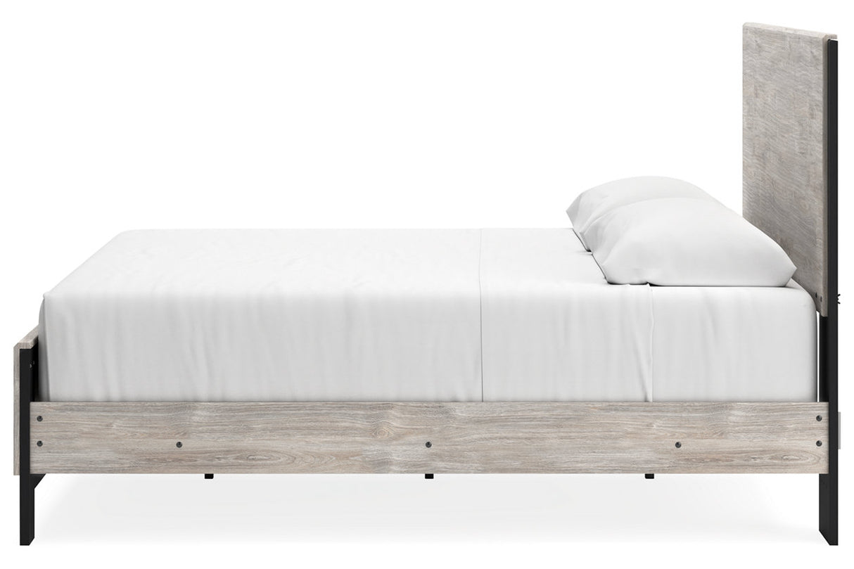 Vessalli Gray King Panel Bed -  Ashley - Luna Furniture