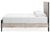 Vessalli Gray King Panel Bed -  Ashley - Luna Furniture