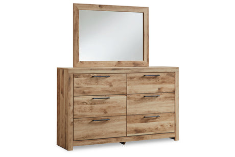 Hyanna Tan Brown Dresser and Mirror -  Ashley - Luna Furniture