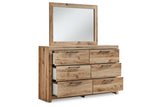 Hyanna Tan Brown Dresser and Mirror -  Ashley - Luna Furniture