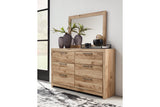 Hyanna Tan Brown Dresser and Mirror -  Ashley - Luna Furniture