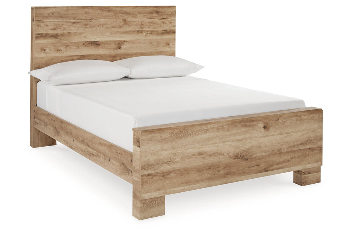 Hyanna Tan Brown Full Panel Bed -  Ashley - Luna Furniture