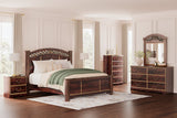 Glosmount Two-tone King Poster Bed -  Ashley - Luna Furniture