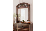 Glosmount Two-tone Dresser and Mirror -  Ashley - Luna Furniture