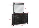 Kingsbury Espresso Dresser -  Crown Mark - Luna Furniture