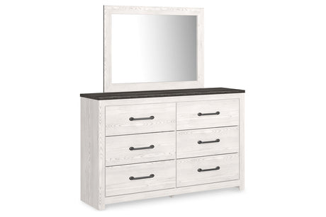 Gerridan White/Gray Dresser and Mirror -  Ashley - Luna Furniture