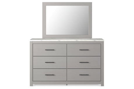 Cottonburg Light Gray/White Dresser and Mirror -  Ashley - Luna Furniture