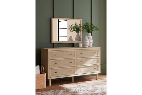 Cielden Two-tone Dresser and Mirror -  Ashley - Luna Furniture