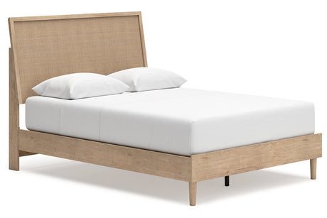 Cielden Two-tone Queen Platform Bed from Ashley - Luna Furniture