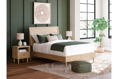 Cielden Two-tone Queen Platform Bed from Ashley - Luna Furniture