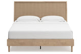 Cielden Two-tone King Panel Bed -  Ashley - Luna Furniture