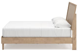 Cielden Two-tone King Panel Bed -  Ashley - Luna Furniture