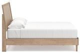 Cielden Two-tone King Panel Bed -  Ashley - Luna Furniture