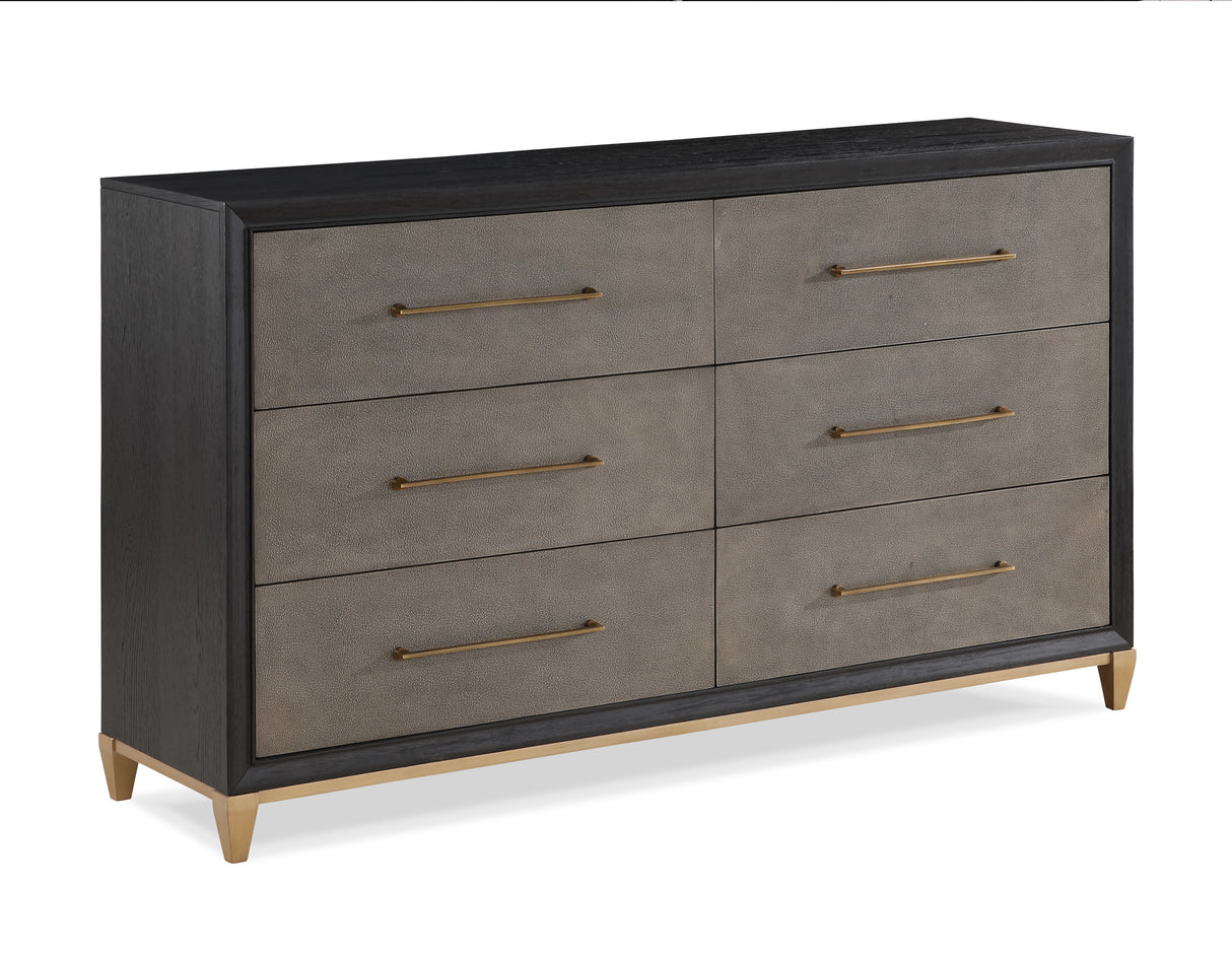 Payson Black/Brown Dresser -  Crown Mark - Luna Furniture