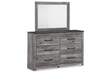 Bronyan Dark Gray Dresser and Mirror -  Ashley - Luna Furniture