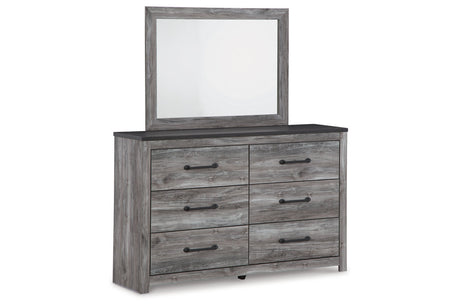 Bronyan Dark Gray Dresser and Mirror -  Ashley - Luna Furniture