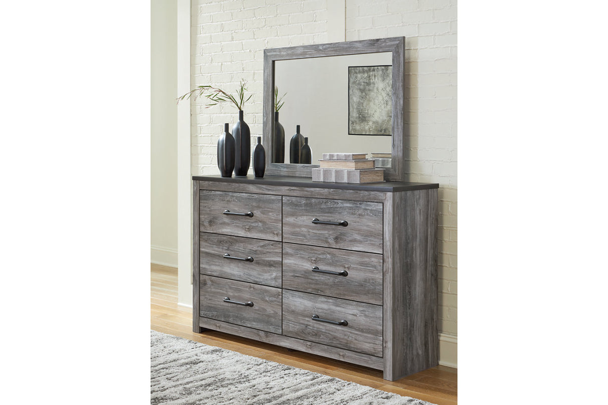 Bronyan Dark Gray Dresser and Mirror -  Ashley - Luna Furniture