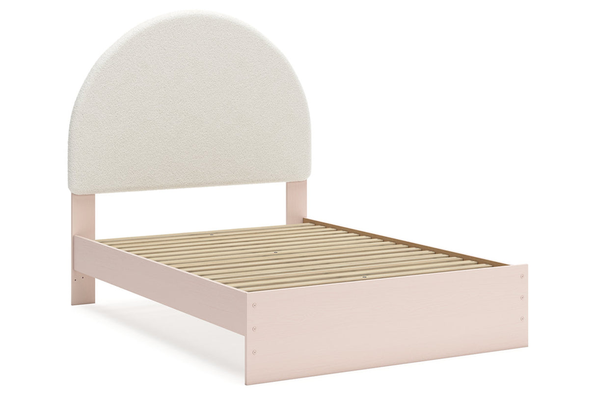 Wistenpine Blush Full Upholstered Panel Bed -  Ashley - Luna Furniture