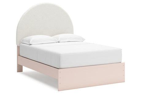 Wistenpine Blush Full Upholstered Panel Bed -  Ashley - Luna Furniture