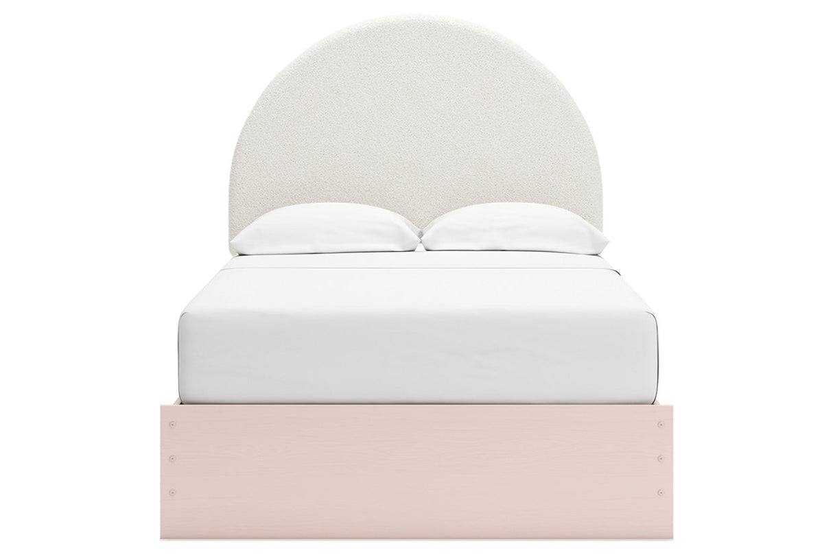 Wistenpine Blush Full Upholstered Panel Bed -  Ashley - Luna Furniture