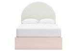 Wistenpine Blush Full Upholstered Panel Bed -  Ashley - Luna Furniture