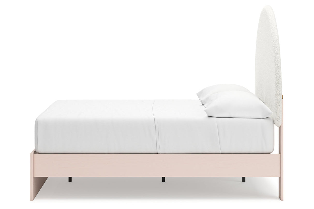 Wistenpine Blush Full Upholstered Panel Bed -  Ashley - Luna Furniture