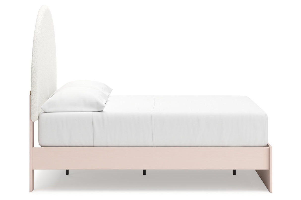 Wistenpine Blush Full Upholstered Panel Bed -  Ashley - Luna Furniture