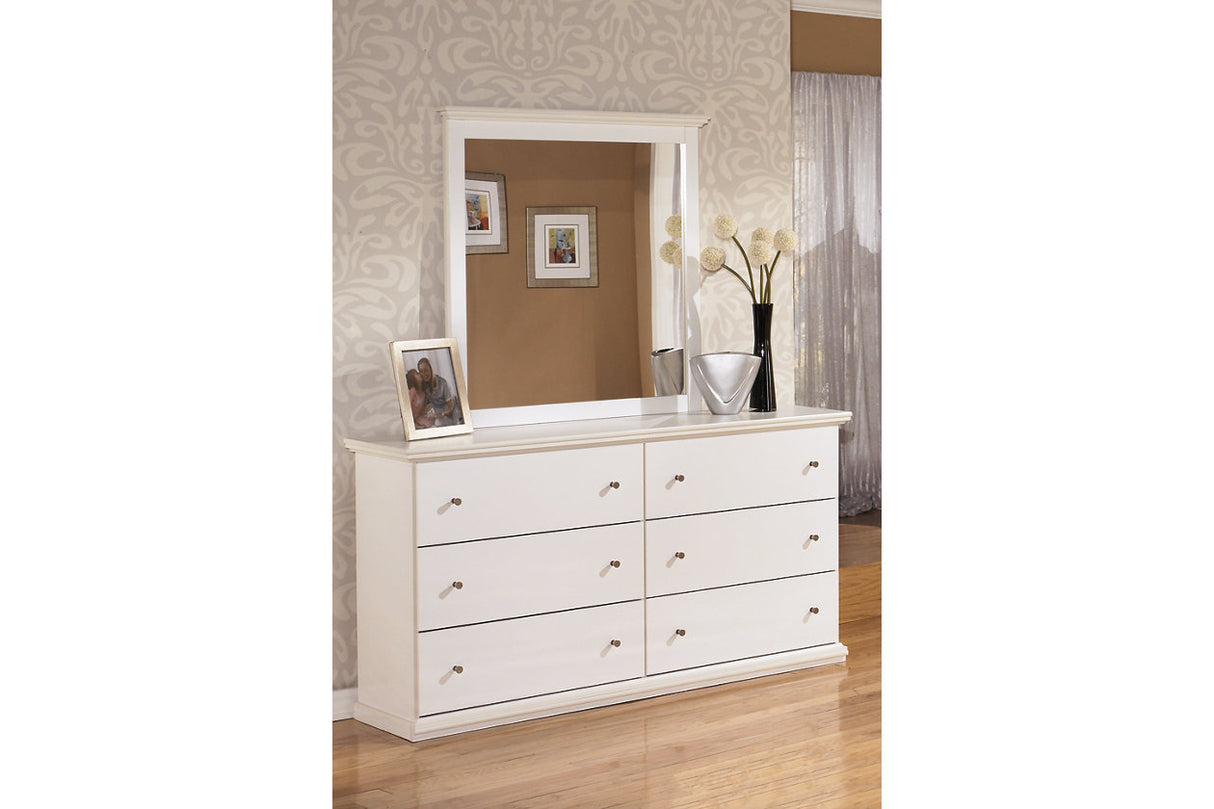 Bostwick Shoals White Dresser and Mirror -  Ashley - Luna Furniture