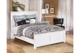 Bostwick Shoals White Queen Panel Bed -  Ashley - Luna Furniture