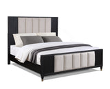 Kara Black Panel Bedroom Set -  Crown Mark - Luna Furniture