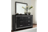 Kaydell Black Dresser and Mirror -  Ashley - Luna Furniture