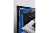 Kaydell Black King Panel Bed with Storage -  Ashley - Luna Furniture