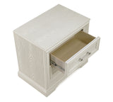 Alexandria Whitewash Nightstand -  Crown Mark - Luna Furniture