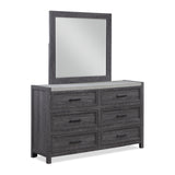 Madsen Gray Panel Bedroom Set -  Crown Mark - Luna Furniture