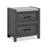 Madsen Gray Panel Bedroom Set -  Crown Mark - Luna Furniture