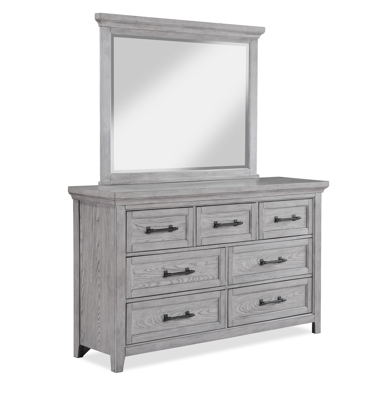 Beckett Rustic Gray Dresser -  Crown Mark - Luna Furniture