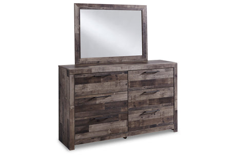 Derekson Multi Gray Dresser and Mirror -  Ashley - Luna Furniture