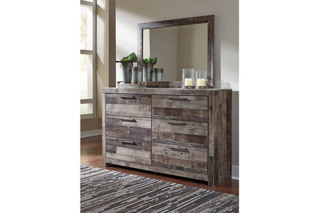 Derekson Multi Gray Dresser and Mirror -  Ashley - Luna Furniture