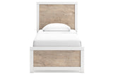 Charbitt Two-tone Twin Panel Bed from Ashley - Luna Furniture