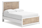 Charbitt Two-tone Full Panel Bed -  Ashley - Luna Furniture