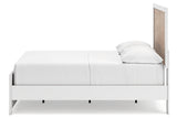 Charbitt Two-tone Full Panel Bed -  Ashley - Luna Furniture